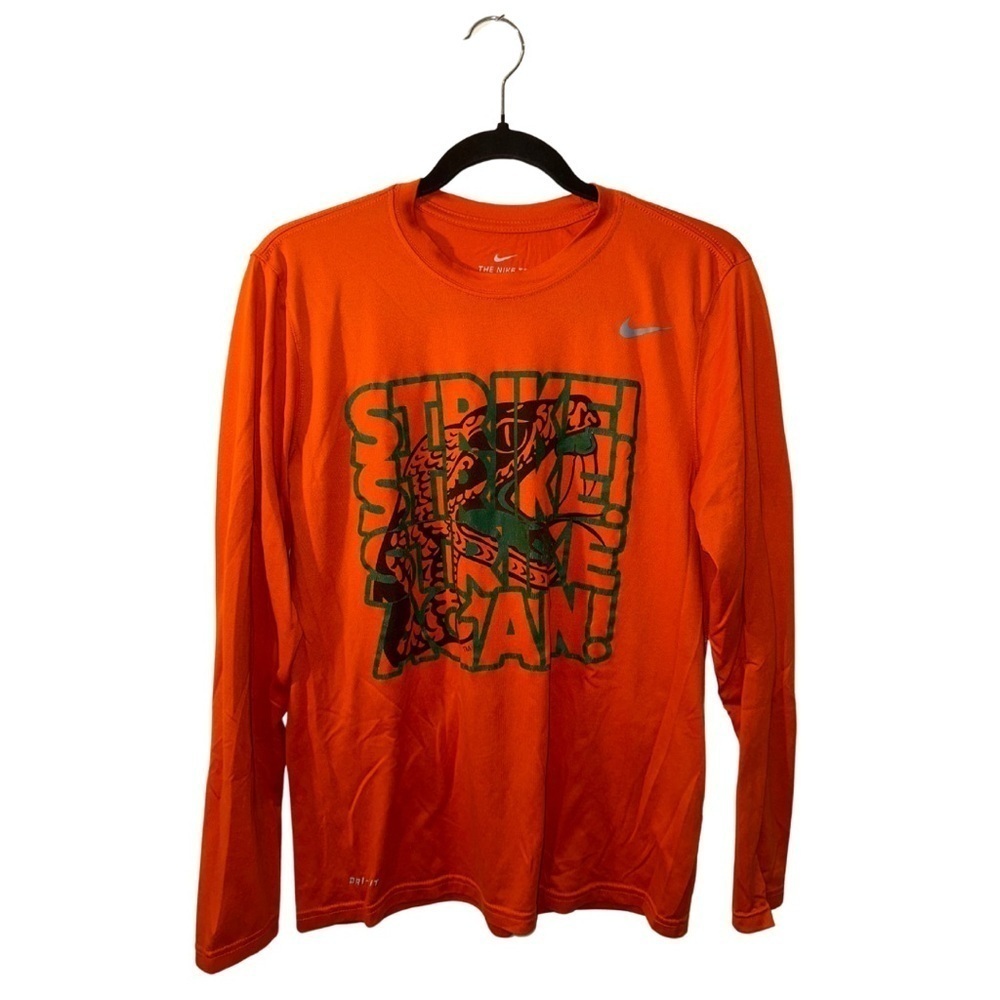 Nike Dri-Fit Boys “Strike Again” Long Sleeve Tee - M